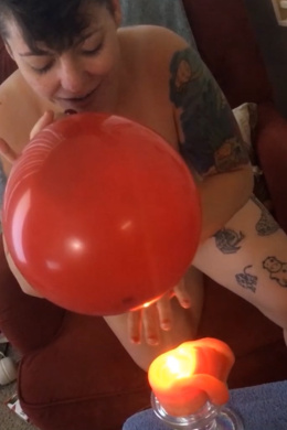 Naked Bitch Blow2Pops Big Amscan Balloons