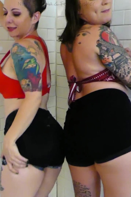 Two Sweaty Sluts With Stinky Buttholes