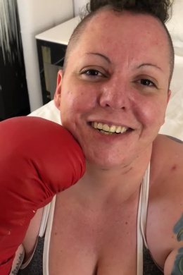 Boxing Babe Beat Down and Handjob