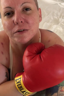 Boxing Babe Beat Down and Handjob
