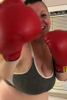 Boxing Babe Beat Down and Handjob