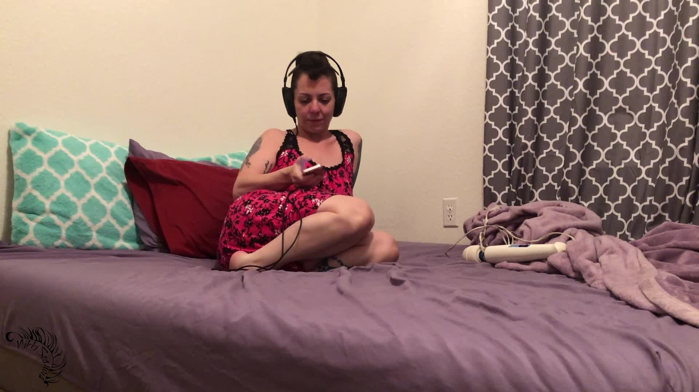 Headphones and Hitachi