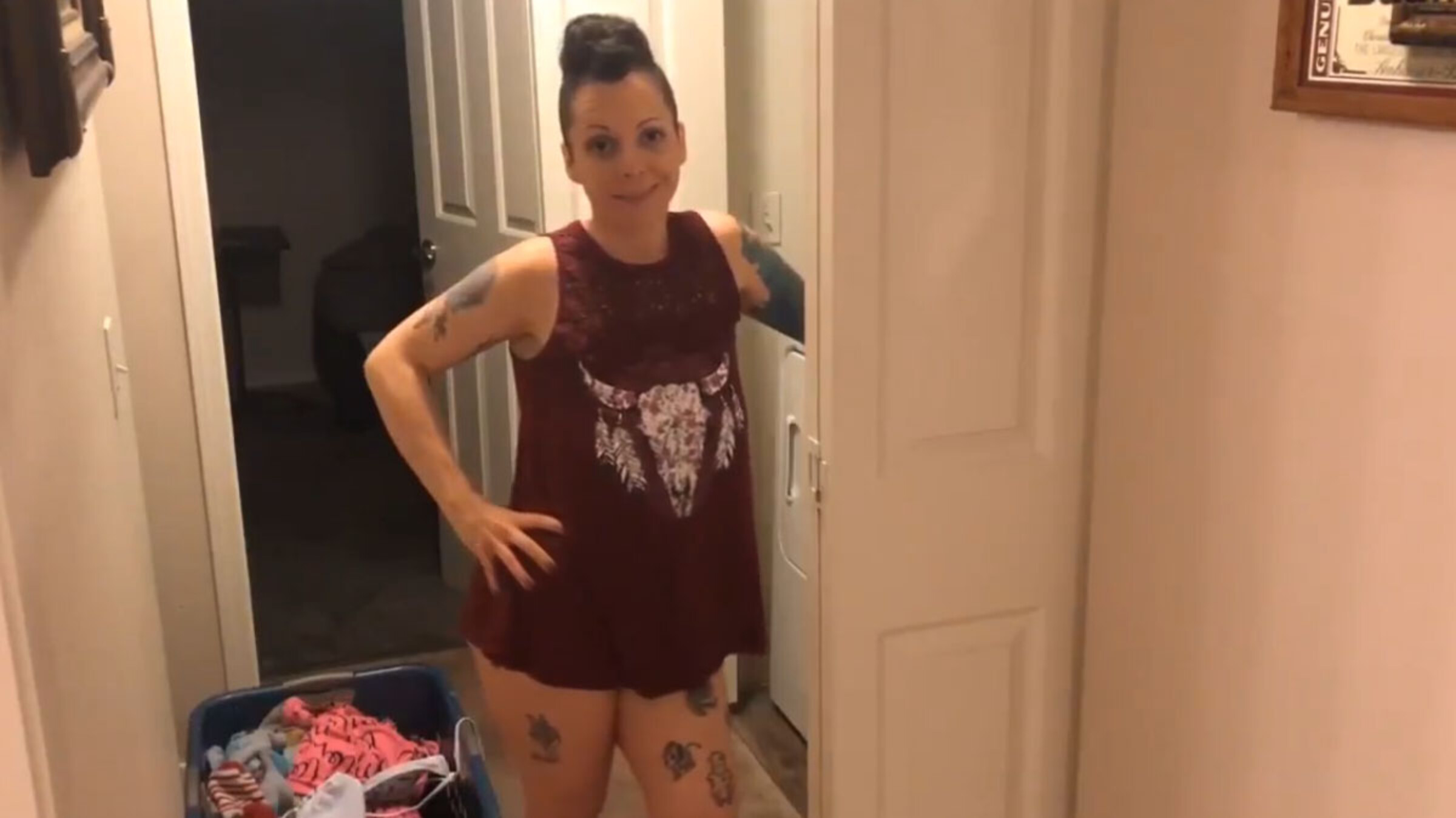 Laundry w Stepmom Feet and Impregnation