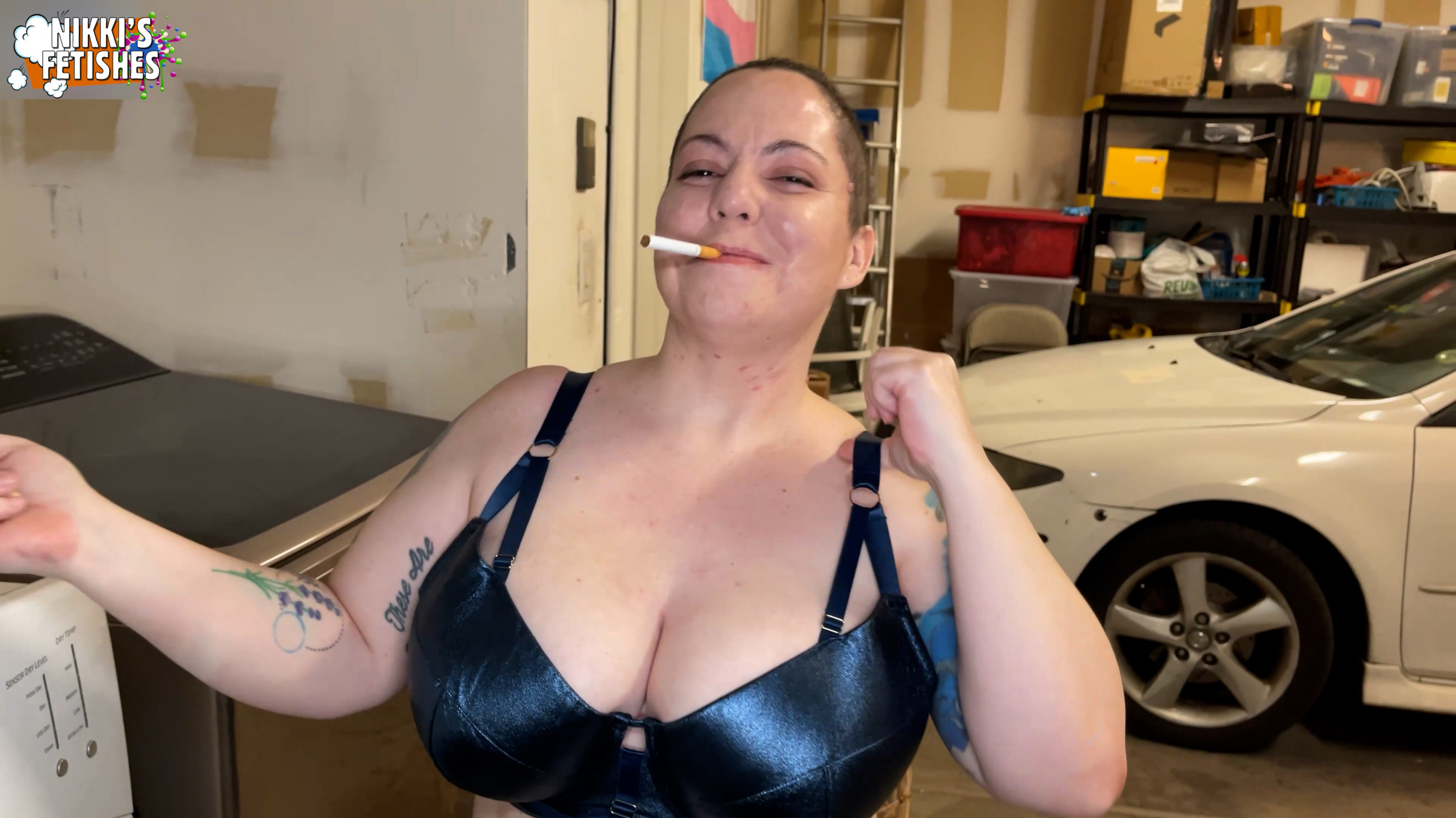 Fat Slut Smokes And Sucks You Off